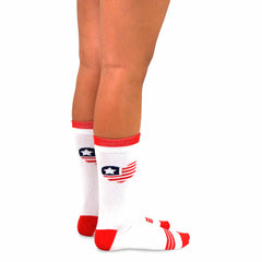 Stars and Striped American Flat Patriotic Novelty Socks Gift Box