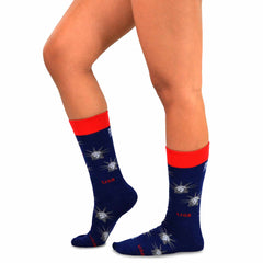 Stars and Striped American Flat Patriotic Novelty Socks Gift Box