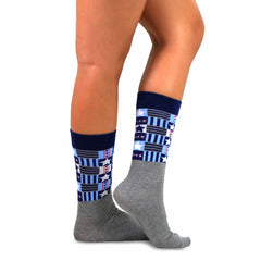 Stars and Striped American Flat Patriotic Novelty Socks Gift Box