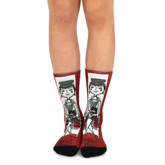 Mary Blair Novelty Women Crew Printed Socks - 1 Pair