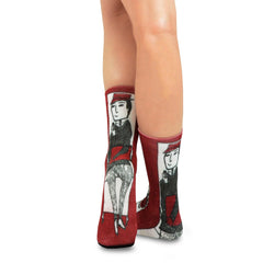 Mary Blair Novelty Women Crew Printed Socks - 1 Pair