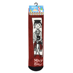 Mary Blair Novelty Women Crew Printed Socks - 1 Pair