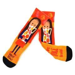 Mary Blair Novelty Women Crew Printed Socks - 1 Pair