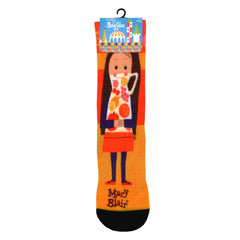 Mary Blair Novelty Women Crew Printed Socks - 1 Pair