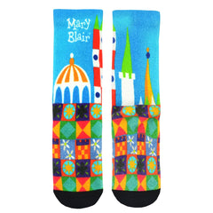 Mary Blair Novelty Women Crew Printed Socks - 1 Pair