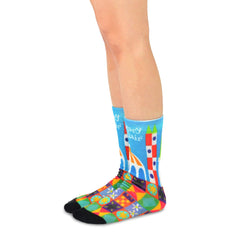 Mary Blair Novelty Women Crew Printed Socks - 1 Pair
