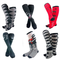 Pattern Kitten Knee High Socks - 6 Pair