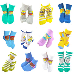 12 Pair PBS Kids Arthur Bus Buddies Crew Socks Box