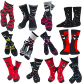 Emily the Strange Good Nightmare Crew Socks Gift 12 Pair Box