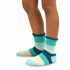 Kids Striped Crew Socks Fashion Cotton 6 Pair Pack