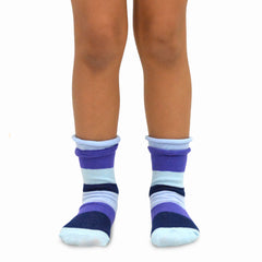 Kids Striped Crew Socks Fashion Cotton 6 Pair Pack