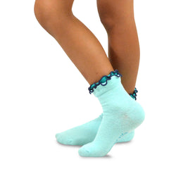 Kids Ruffle Crew Socks Fashion Cotton 6 Pair Pack