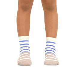 TeeHee Little Kids Cotton Fashion Crew Socks 6 Pair Pack for Girls