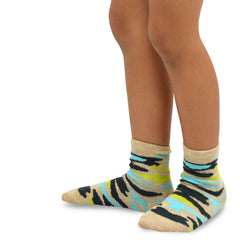 Teehee Boys Camo Socks 6-pk Crew, 3-5 years