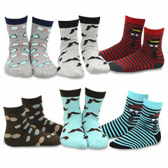 TeeHee Kids Toddler and Boys Socks Sports and Fun Cotton Socks 18 Pair Pack with Gift Box Boys