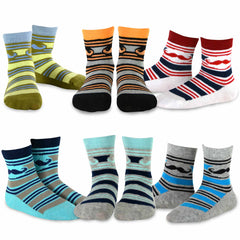 TeeHee Kids Toddler and Boys Socks Sports and Fun Cotton Socks 18 Pair Pack with Gift Box Boys