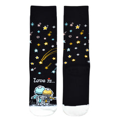 Love Is Comforting....Knitted Cotton Crew Socks