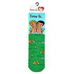 Love Is ForeverTogether....Knitted Cotton Crew Socks