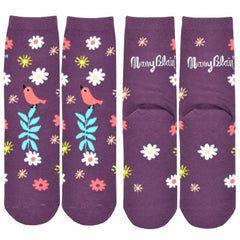 Mary Blair Whimsical Girl with Pigtails Novelty Kids Cotton Crew Socks