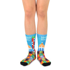 Mary Blair Classic Animation Novelty Women Crew Printed Socks