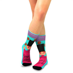 Mary Blair Classic Animation Novelty Women Crew Printed Socks