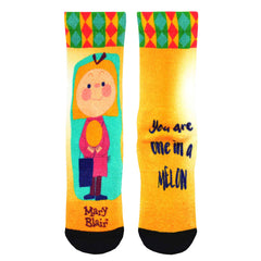 Mary Blair Classic Animation Novelty Women Crew Printed Socks