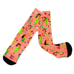 Mary Blair Classic Animation Novelty Women Crew Printed Socks