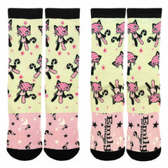 Emily the Strange Women Character Printed half Cushion Socks