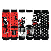 3-Pack Emily Cushion Knit Crew Socks