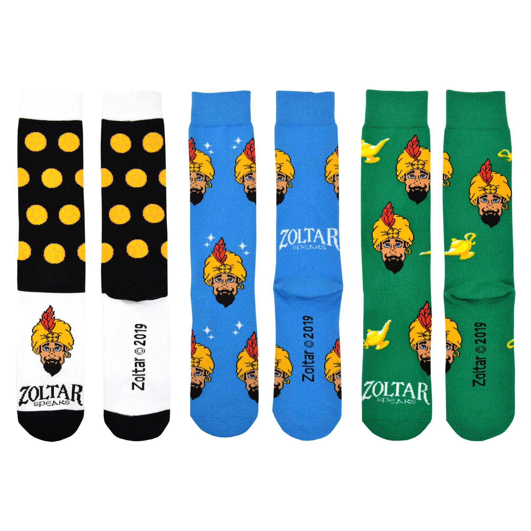 3 Pair Zoltar Speaks Knitted Men's Crew 3 Pair Zoltar Speaks Knitted Men's Crew