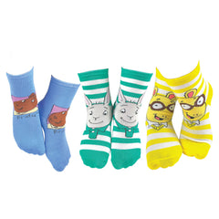 3 Pair PBS Kids Arthur & Friends Crew Socks
