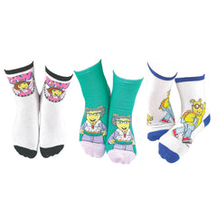 3 Pair PBS Kids Arthur & Friends Crew Socks