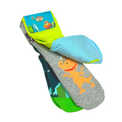 3 Pair Dinosaur Train All Aboard Crew Socks