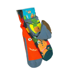 3 Pair Dinosaur Train All Aboard Crew Socks