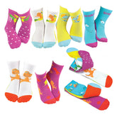 6 Pair Dinosaur Train Space Buddy Crew Socks