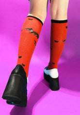 Kitten Steps Knee High Socks - 2 Pair