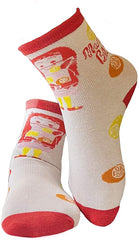Mary Blair Kids' Girls Fun Cotton 3-Pair Novelty Kids Cotton Crew Socks