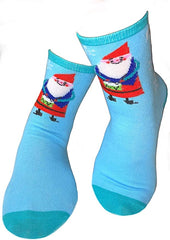 Mary Blair Kids' Girls Christmas Cotton 3-Pair Crew Socks