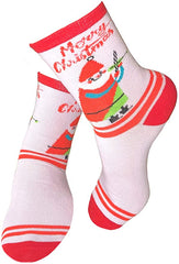 Mary Blair Kids' Girls Christmas Cotton 3-Pair Crew Socks