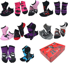 Emily the Strange Kitty Cat No Show Box Set - 12 Pair ( Adult Size )
