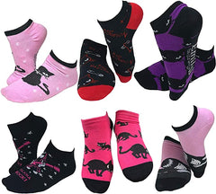 Emily the Strange Kitty Cat No Show Box Set - 12 Pair ( Adult Size )