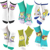 6 Pair PBS Kids Arthur Family Crew Sock Set