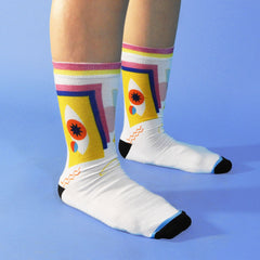 CONCEPTUAL ART PRINTED SOCKS