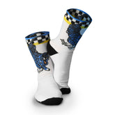 COOL BLUE TIGER PRINTED SOCKS