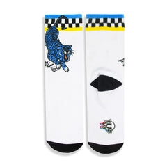 COOL BLUE TIGER PRINTED SOCKS