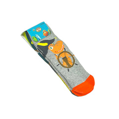 3 Pair Dinosaur Train All Aboard Crew Socks