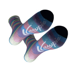 1 Pair Rainbow Kewpie Print Crew Socks
