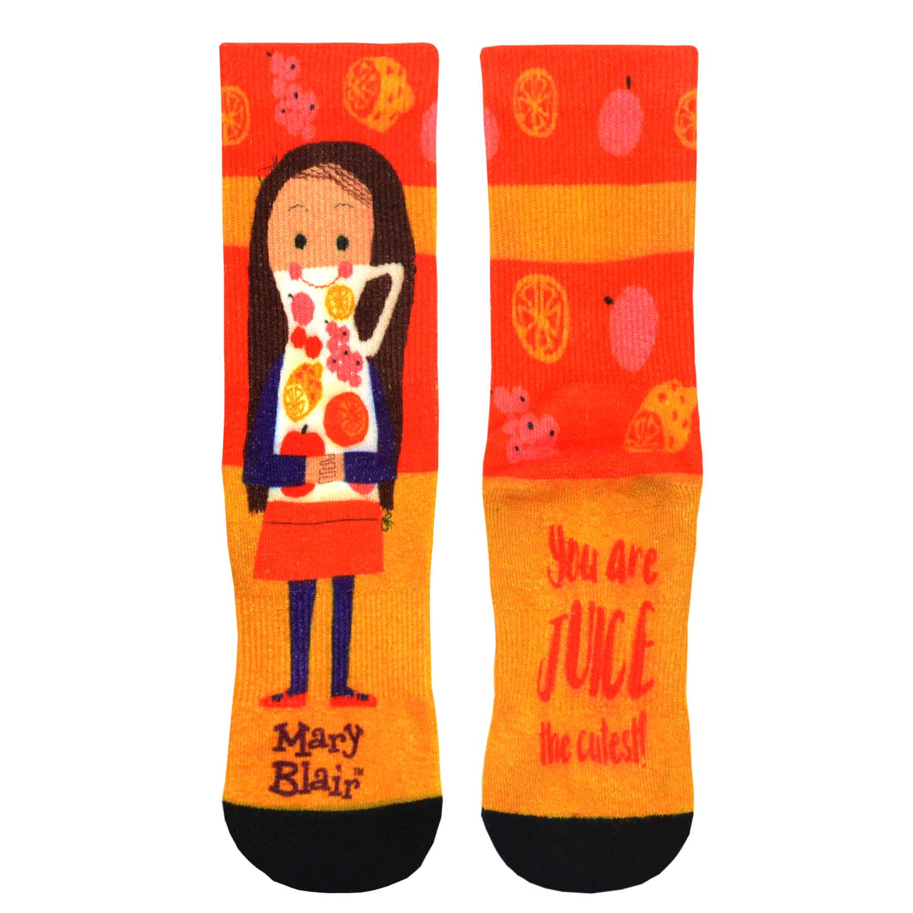 Mary Blair Novelty Women Crew Printed Socks - 1 Pair
