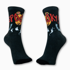 [PBS Kids Arthur] Arthur Spooky Black Halloween Women's Crew Socks