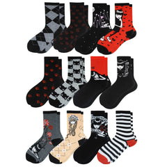 Emily the Strange Get Lost Crew Socks Gift 12 Pair Box
